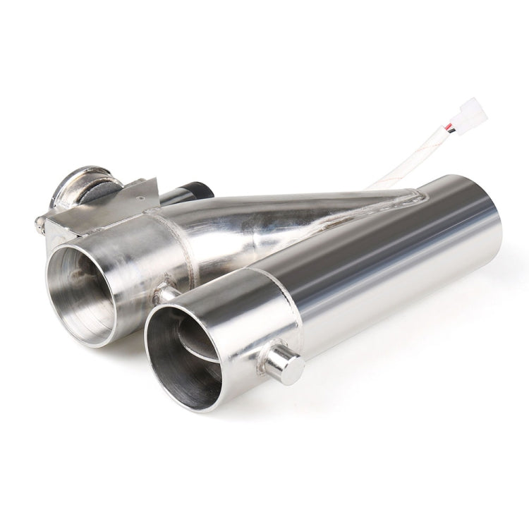 CNSPEED Y Shape 2 In 1 Car Remote Control Electric Exhaust Valve Pipe, Size: 2.25 inch, Size: 2.25 inch CNSPEED Y Shape 2 In 1 Car Remote Control Electric Exhaust Valve Pipe, Size: 2.25 inch, Size: 2.25 inch